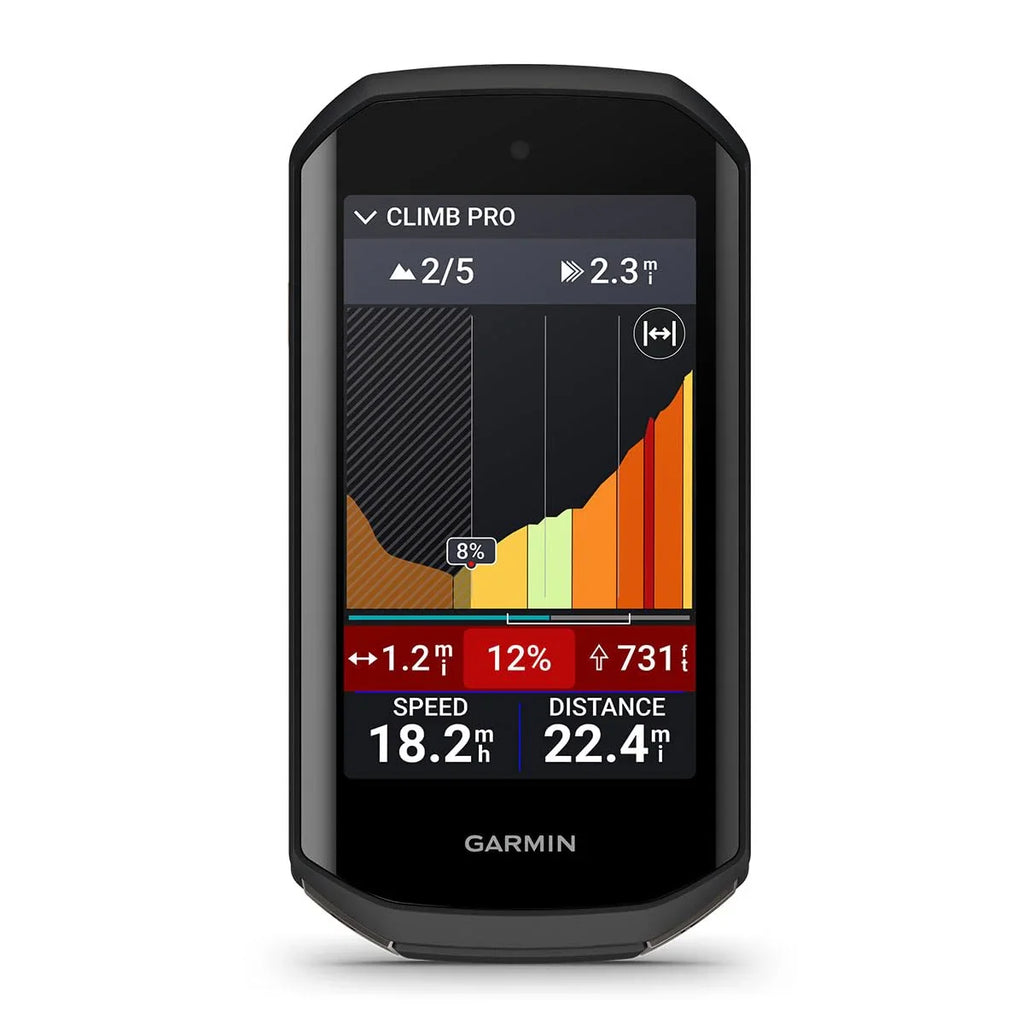Garmin Edge 1050 Premium Cycling Computer Bundle - Color Touchscreen, Built-in Speaker, Training & Group Ride, Road Alerts with PlayBetter Silicone Case (White), Screen Protectors, Tether & More
