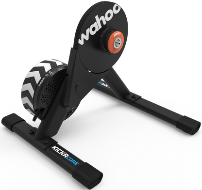 Wahoo KICKR CORE 2 With Zwift Cog & Click Smart Trainer, Orange Cog 3rd generation